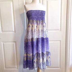 Summer Bohemian Style Women Floral Printed Converti Dress Long Ankle Skirt